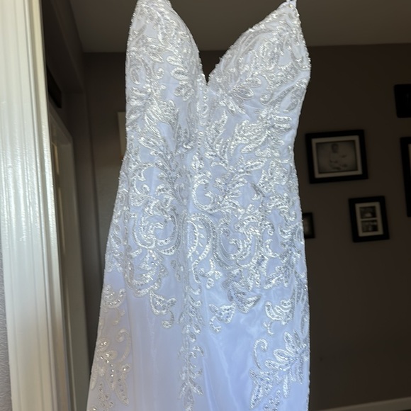 hebeos Sheath/Column V-neck Sleeveless
Sweep/Brush Train Dresses #P016033P03903 - Picture 10 of 10